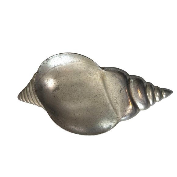 Vintage Paradigm Studios Cast Aluminum Sea Shell Catch All Decorative Dish - Picture 4 of 10